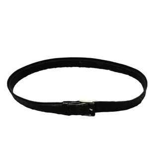 Vintage Pierre Cardin black leather belt. Size 34. GUC